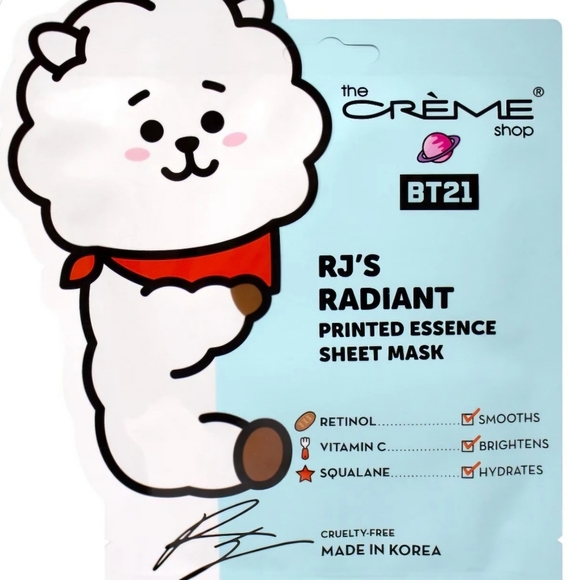 *NEW* The Crème Shop | BT21: Complete Printed Essence Sheet Mask Collection - Picture 7 of 13